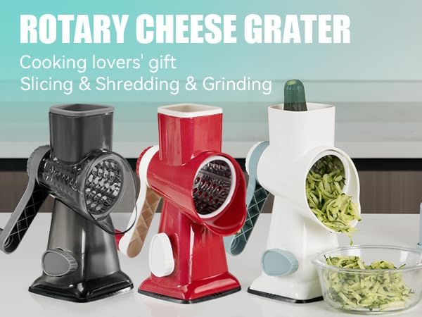 آلة تقطيع الخضار اليدوية 3 في 1 مع الفولاذ المقاوم للصدأ