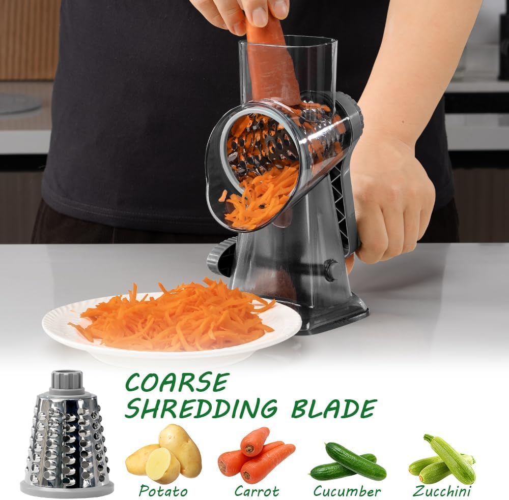 3 in 1 Manual Vegetable Cutter Machine with Stainless Steel