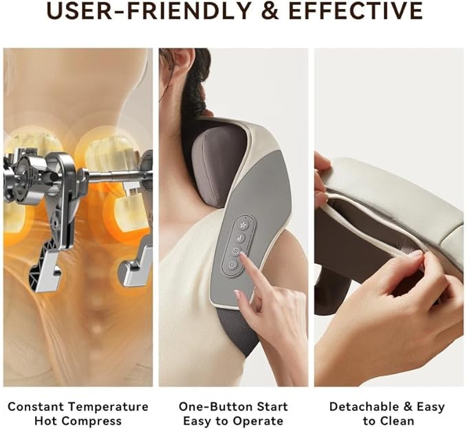 وسادة تدليك الرقبة والكتفين نيك إيز برو - مدفأة