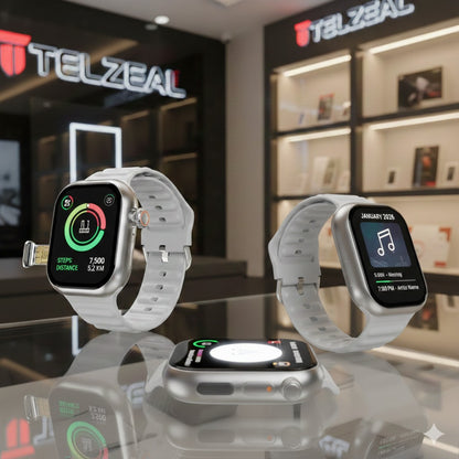 Telzeal TC42 AMOLED Display 2•2 Inches Smart Watch 4G