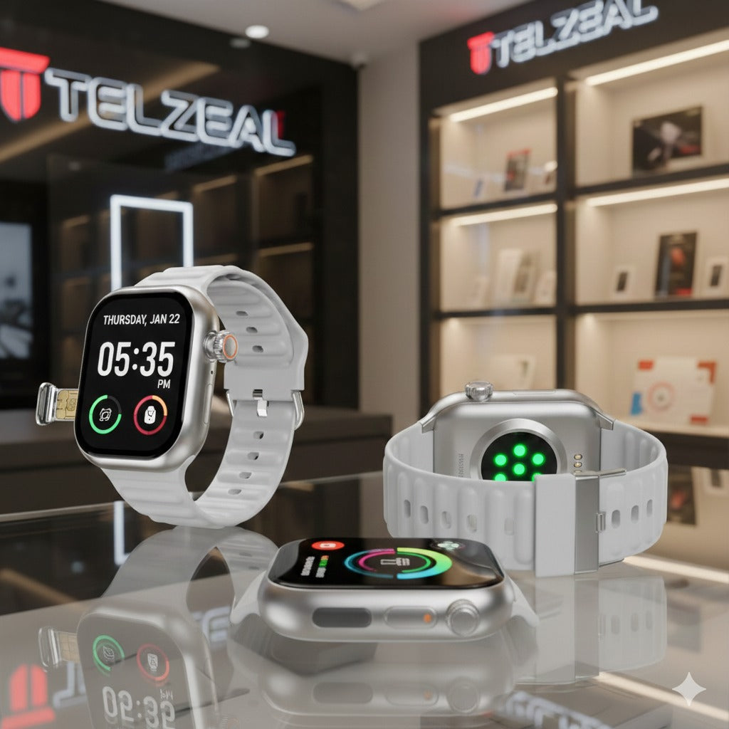 Telzeal TC42 AMOLED Display 2•2 Inches Smart Watch 4G