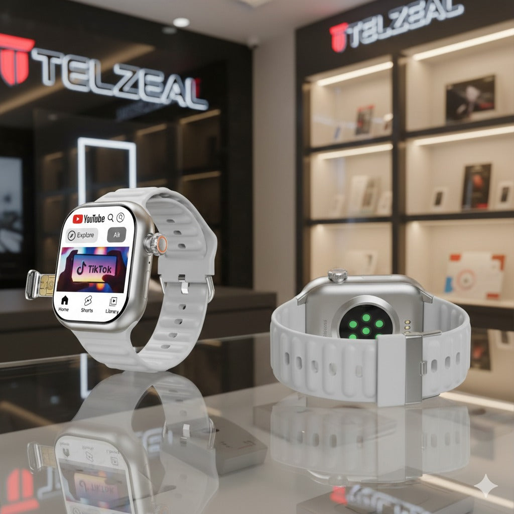 Telzeal TC42 AMOLED Display 2•2 Inches Smart Watch 4G