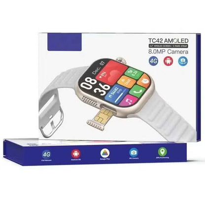Telzeal TC42 AMOLED Display 2•2 Inches Smart Watch 4G