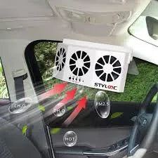 Solar Power Car Fan
